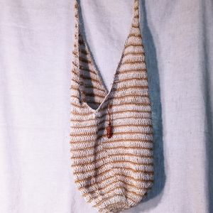 AE Slouchy Crochet Shoulder Bag